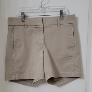 J. Crew Size 2 Khaki Chino Shorts, Excellent Used Condition